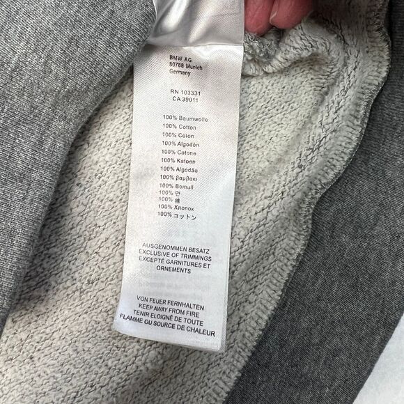 Mini Cooper Womens Crewneck Sweatshirt Size XS Gray Embossed Logo - Picture 6 of 10